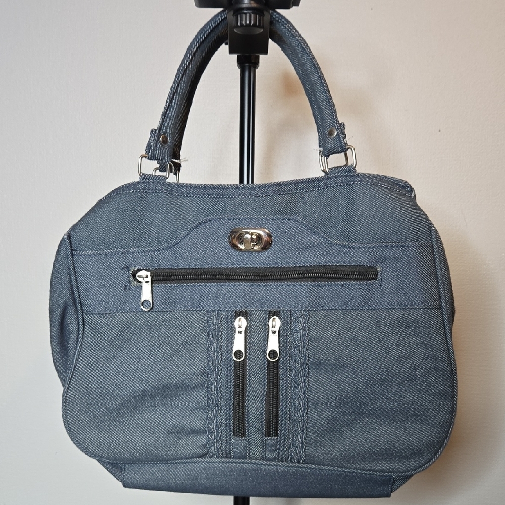 Stylish Blue Shoulder Bag